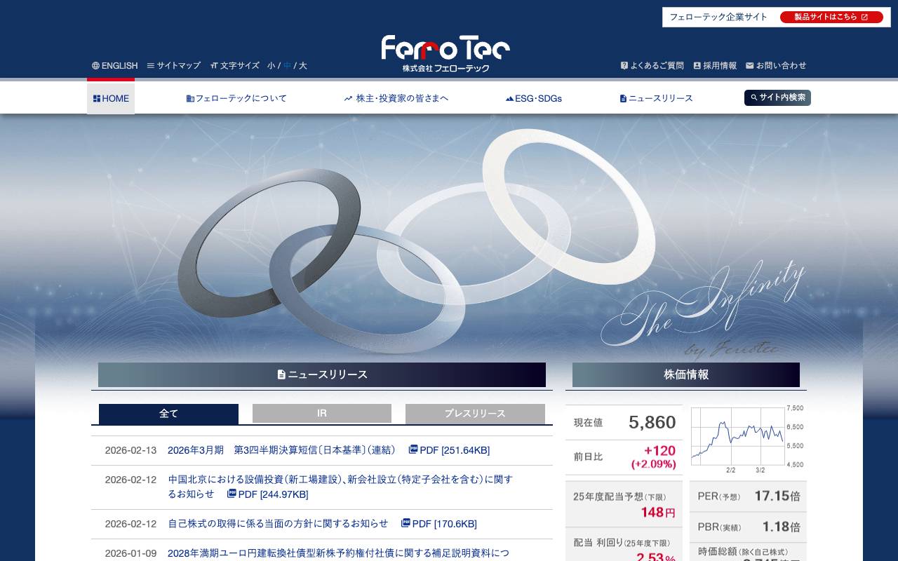 株式会社フェローテックの公式サイト