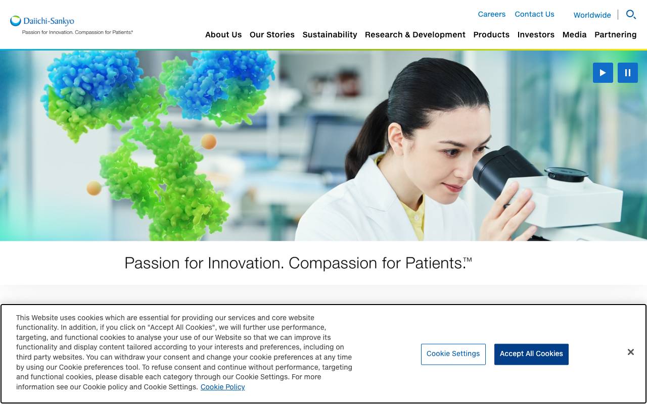 第一三共株式会社の公式サイト