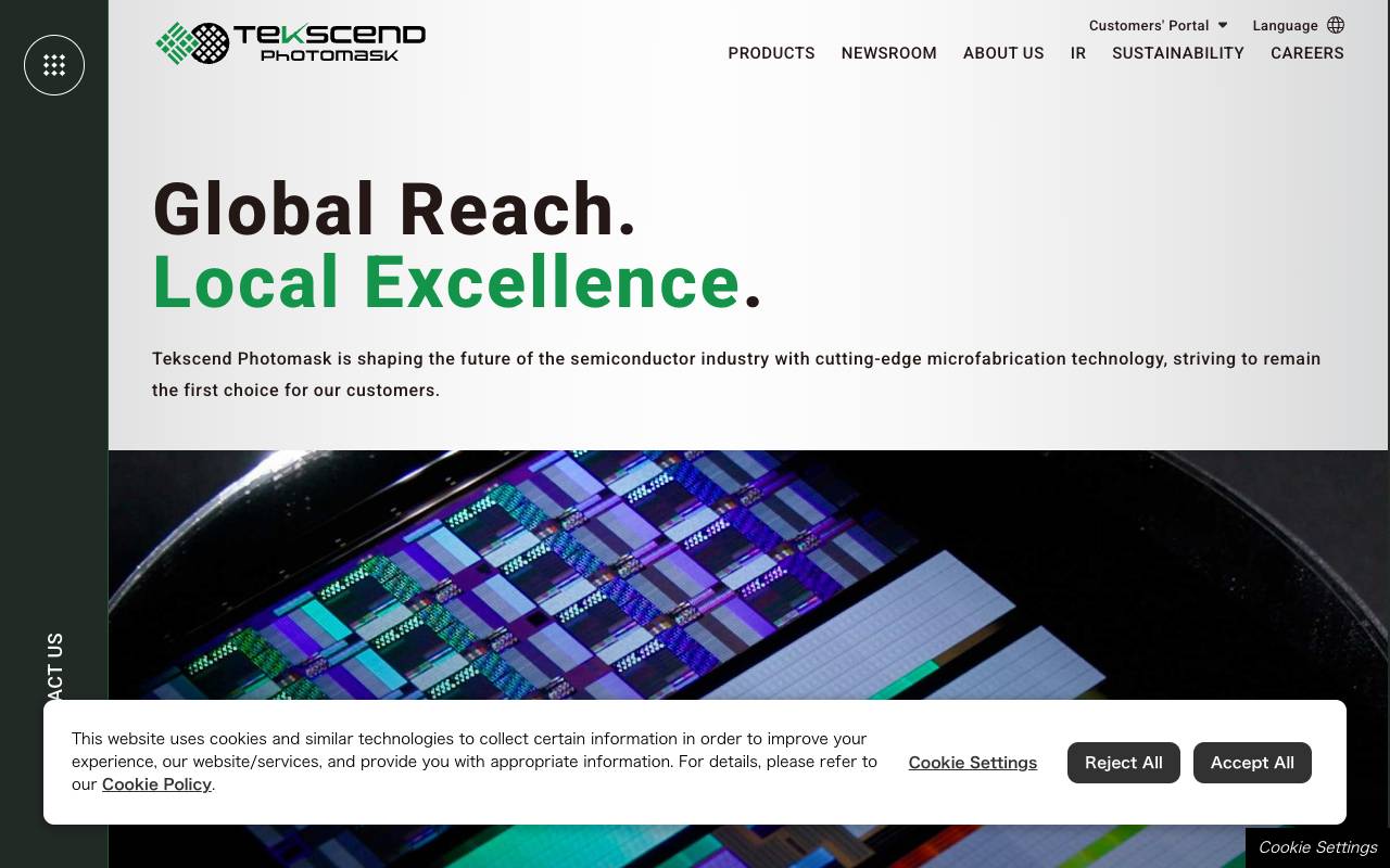 テクセンドフォトマスク株式会社の公式サイト