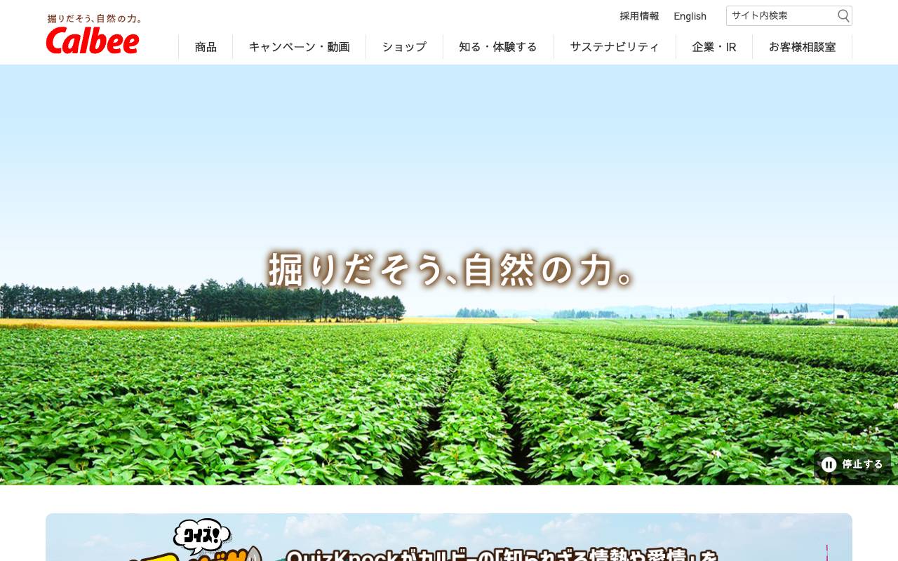 株式会社カルビーの公式サイト