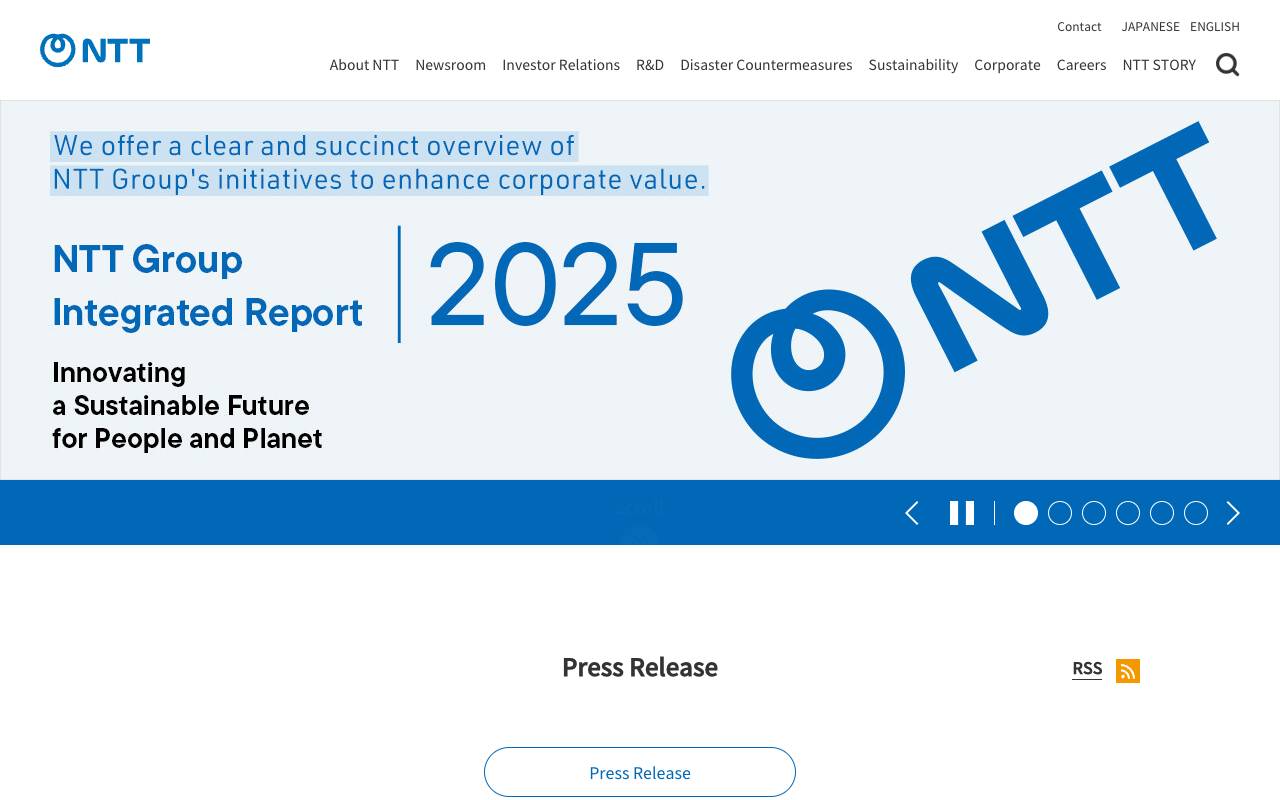 株式会社ＮＴＴの公式サイト