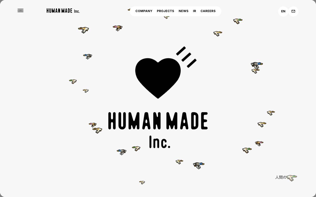 ＨＵＭＡＮ　ＭＡＤＥ株式会社の公式サイト