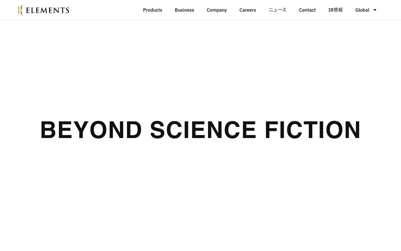 株式会社ＥＬＥＭＥＮＴＳ official website