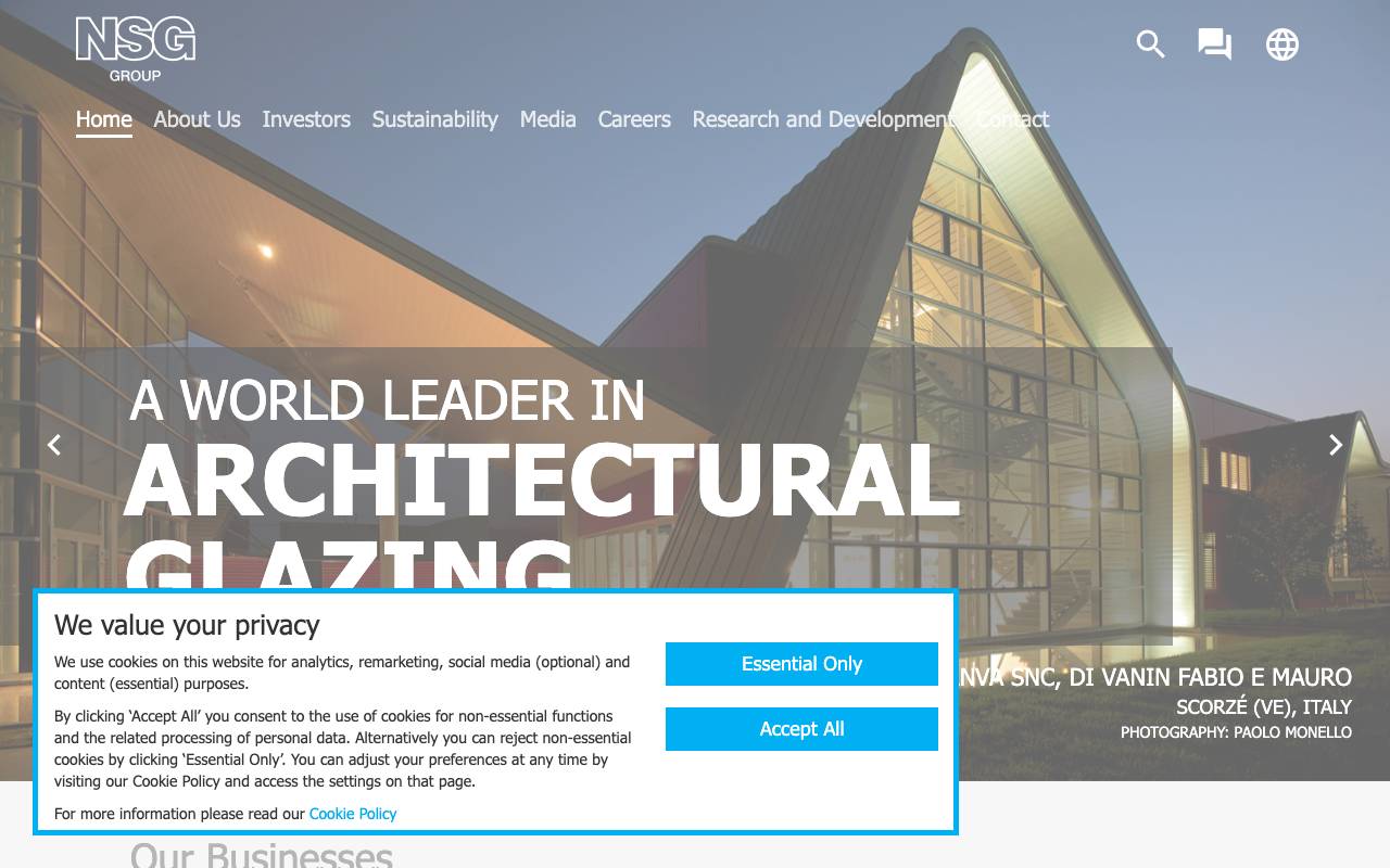 日本板硝子株式会社の公式サイト