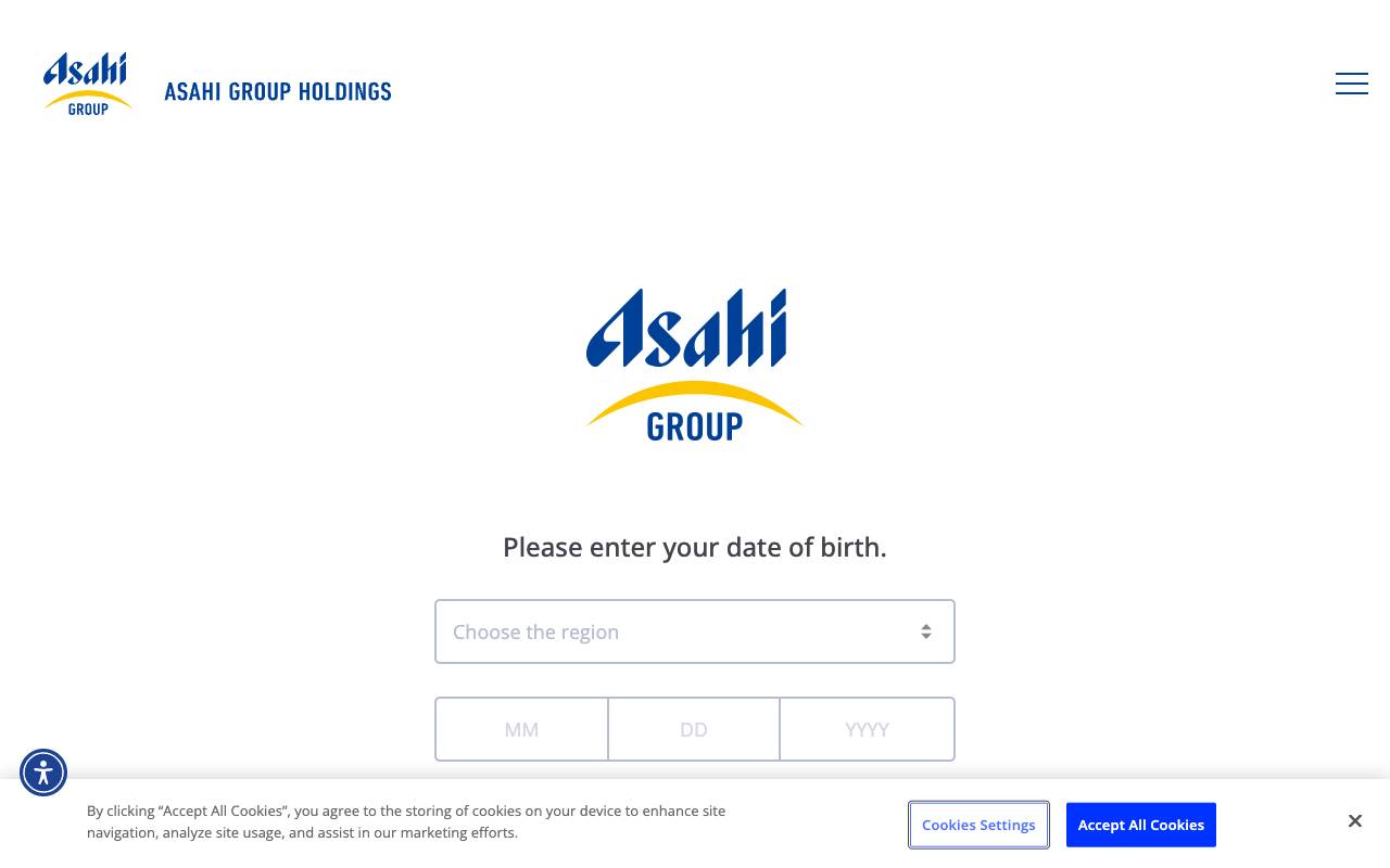 アサヒグループホールディングス株式会社の公式サイト