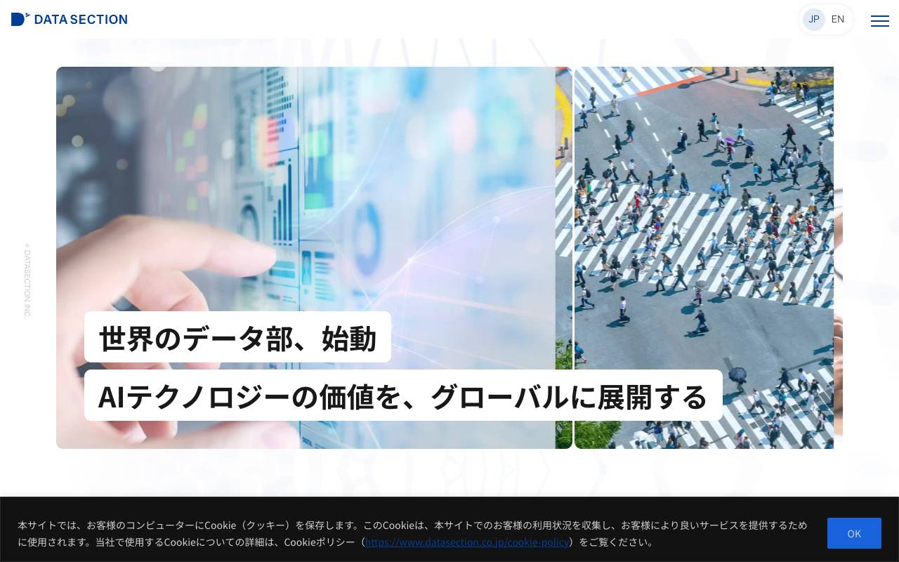 データセクション株式会社の公式サイト