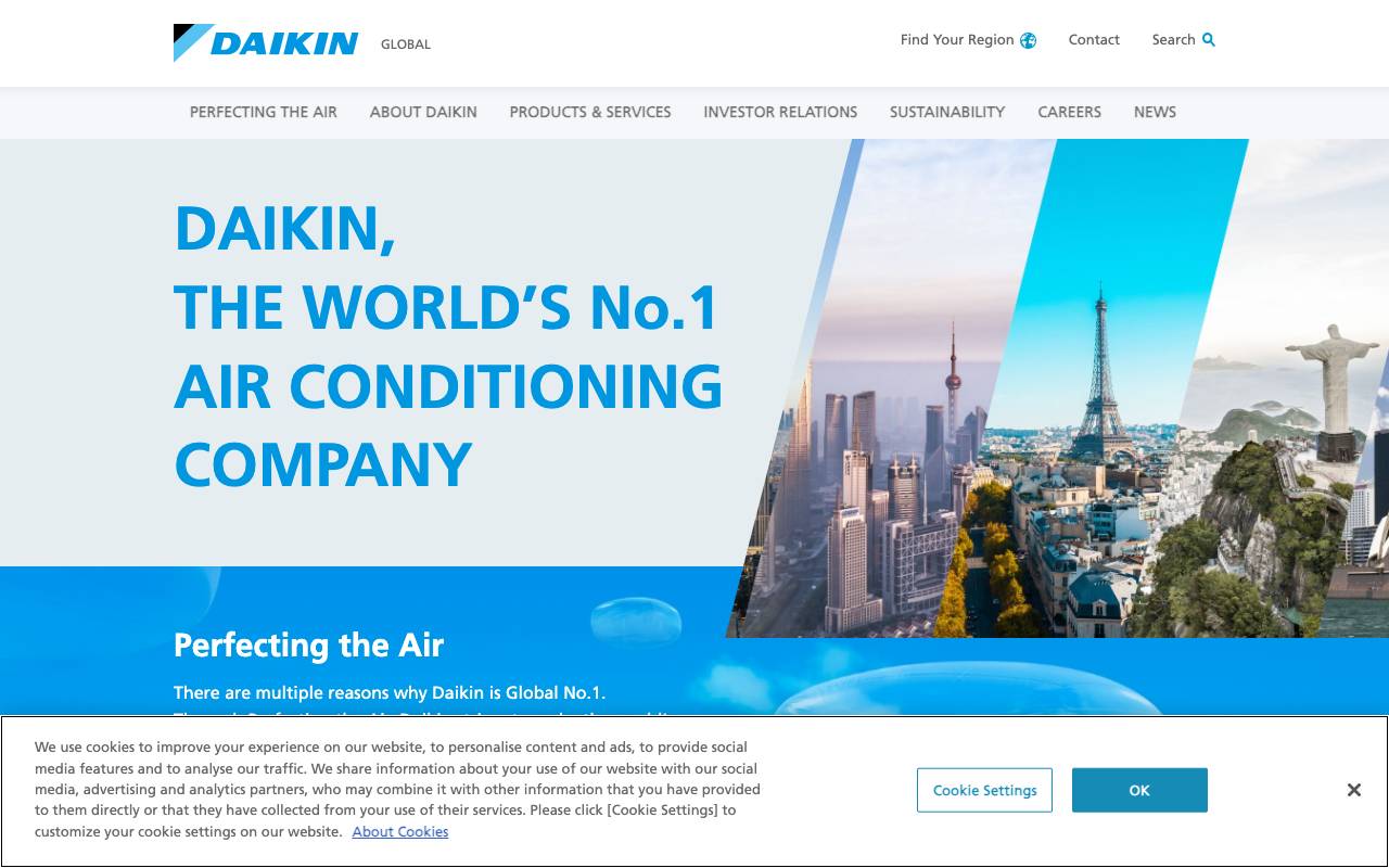 ダイキン工業株式会社の公式サイト