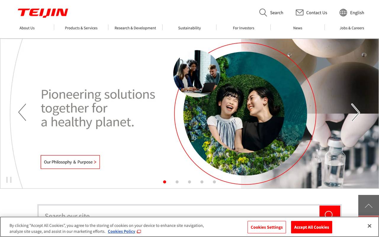 帝人株式会社の公式サイト