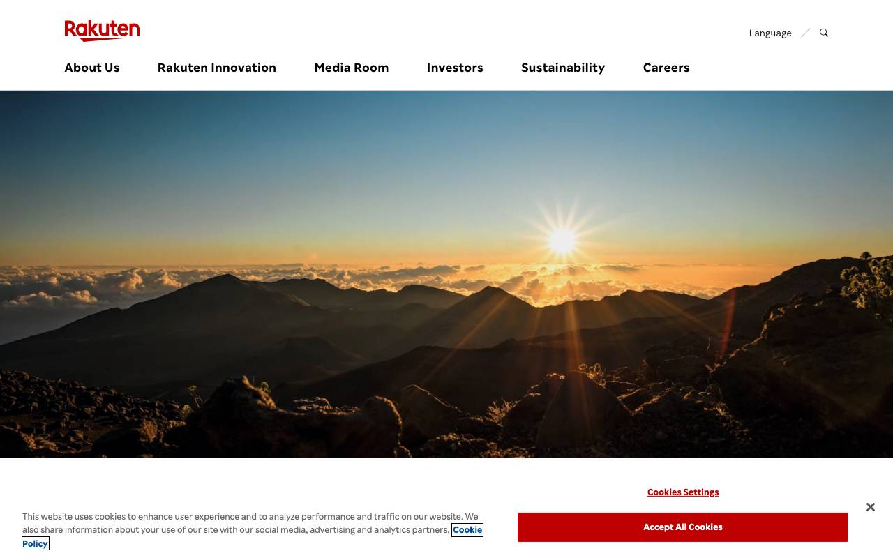 Rakuten Group, Inc. official website