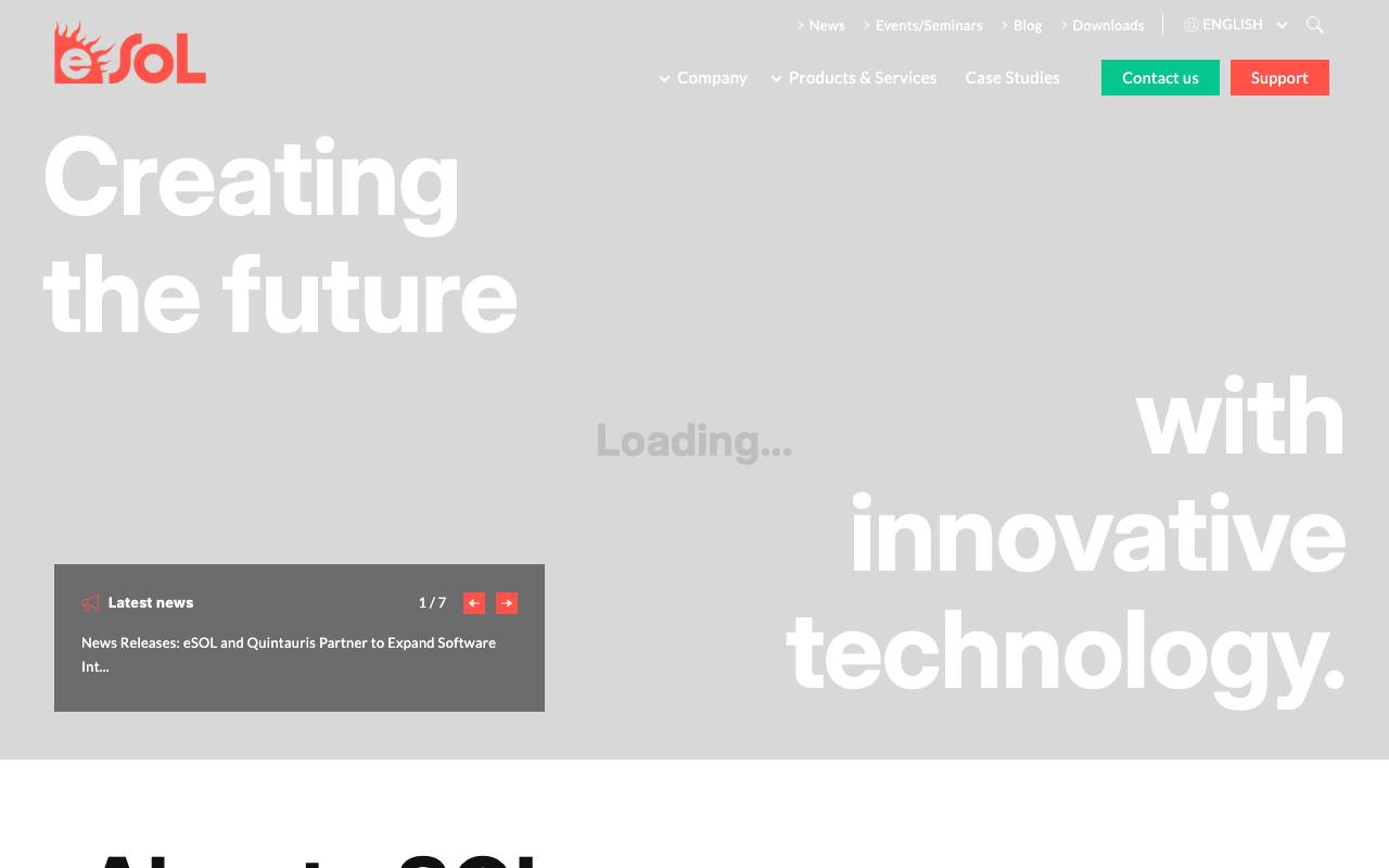 イーソル株式会社の公式サイト