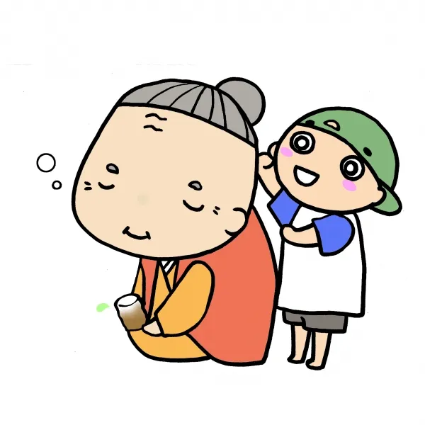 hpカット :サンプルイラスト:イラストレーター さとうけいこ:ファミリー向け パンフレット 病院 案内 フリーペーパー:カットイラスト