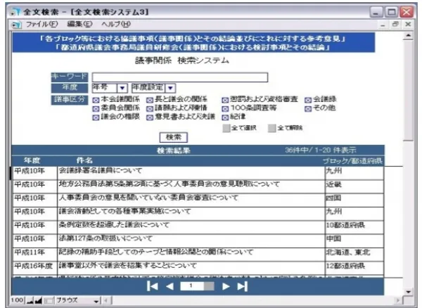 CD/DVDで動作するHTML検索システム