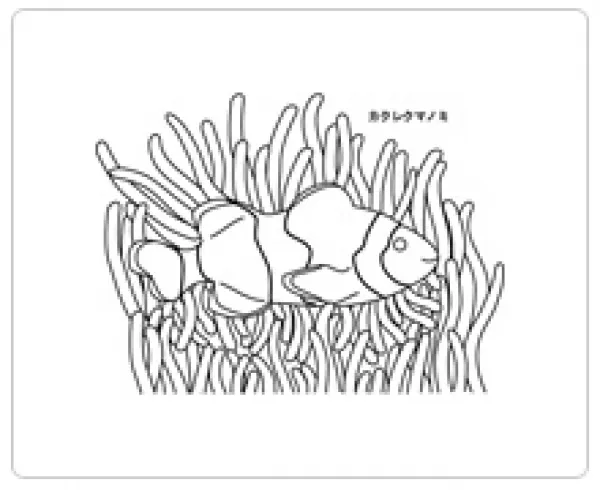 ぬりえサイト用ぬりえ作成