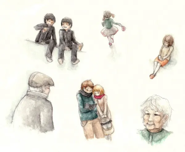 人物カットイラスト