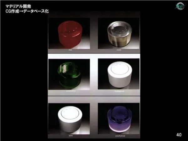 CGマテリアル開発・データベース化