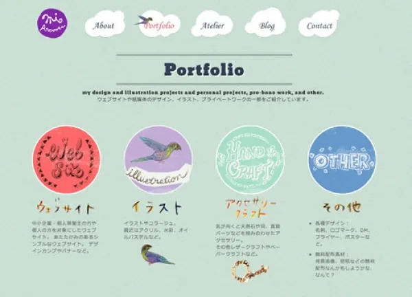 ポートフォリオサイト