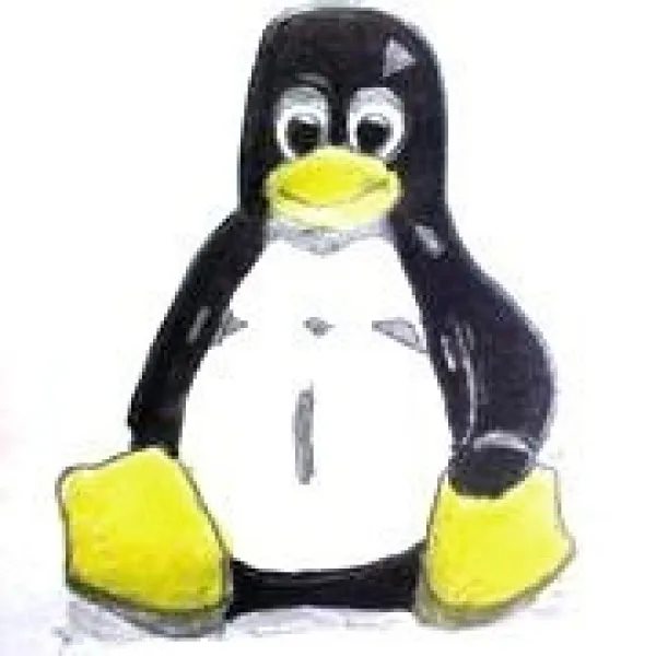 例のペンギンの模写