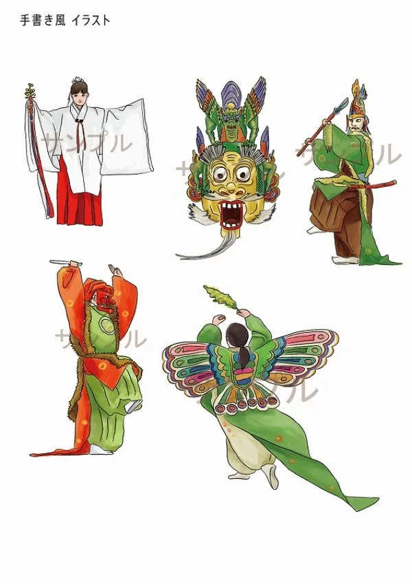 イラスト 神社