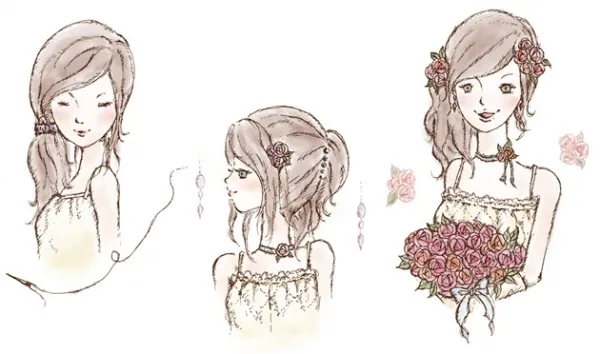 花嫁イラスト