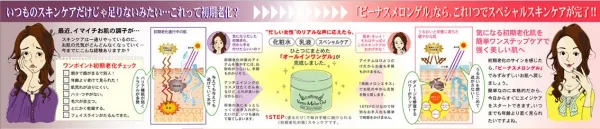 美容ゲル販促用のイラスト