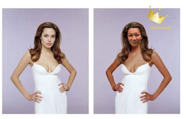 写真画像(Angelina Jolieのように)