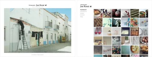 フォトグラファー 香西ジュン ホームページ制作