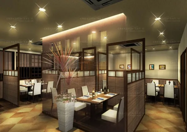 某 U洋食店＿内観2
