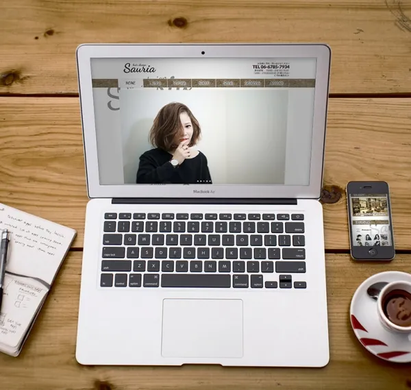 WordPress型ホームページ　＜美容院＞