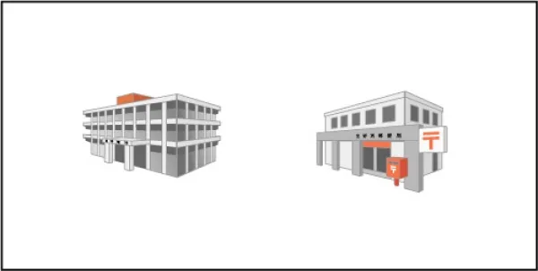 webサイト用 建物イラスト