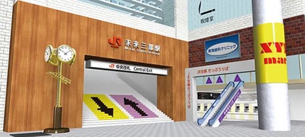 駅構内3DCG