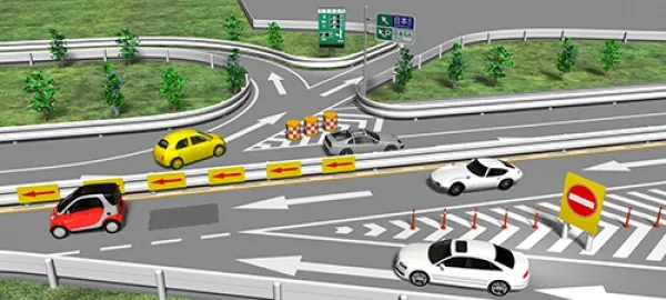 道路工事3DCG 車は、フリーデータです。