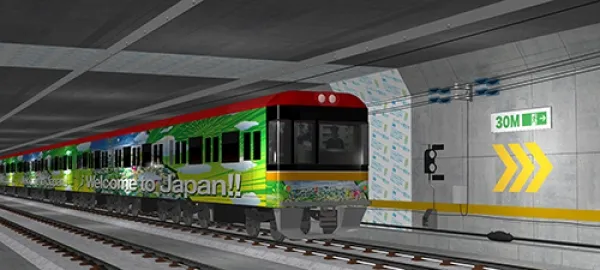 地下鉄線路3DCG