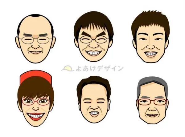 似顔絵イラスト