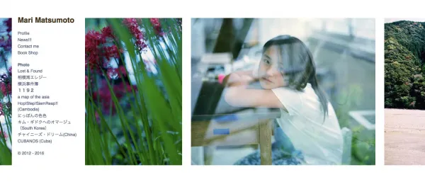 【WordPress】女性写真家のポートフォリオサイト