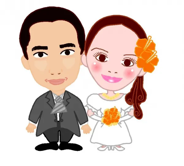 結婚式似顔絵