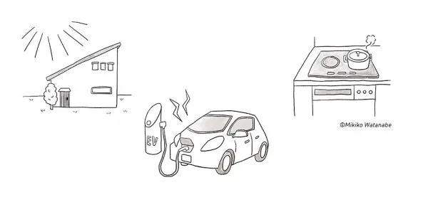 カットイラスト/住宅専門誌「住まいの提案 熊本」