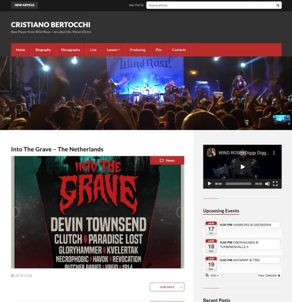 CRISTIANO BERTOCCHI OFFICIAL SITE