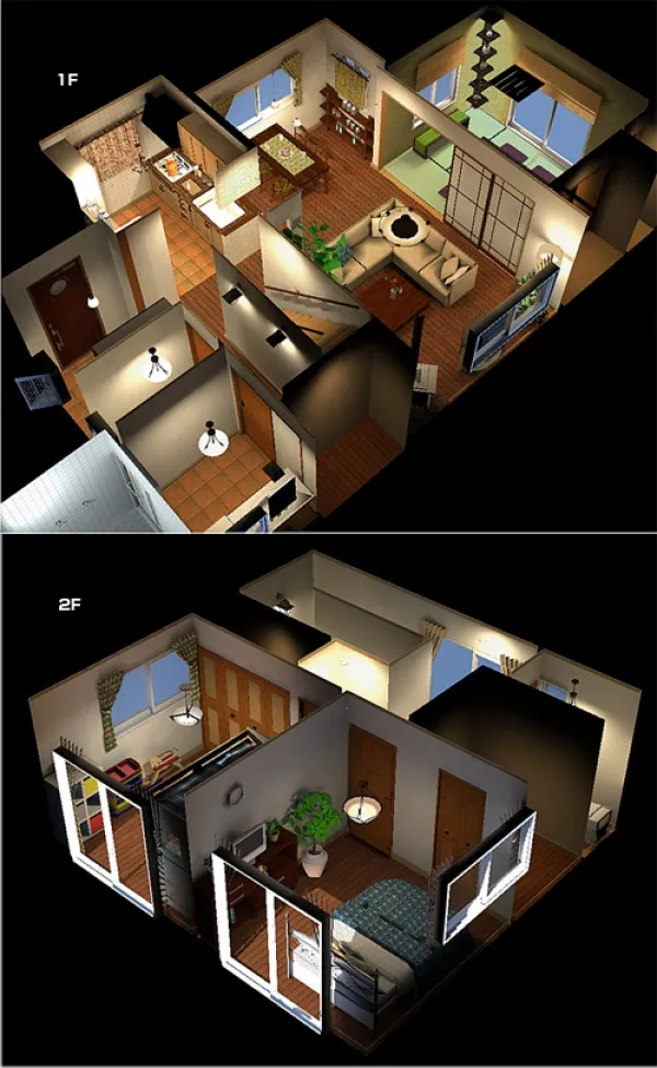 住宅のCGパース