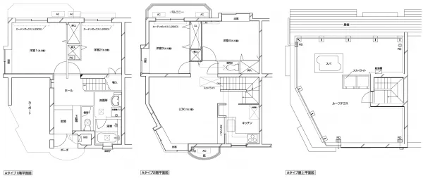 タウンハウス間取図