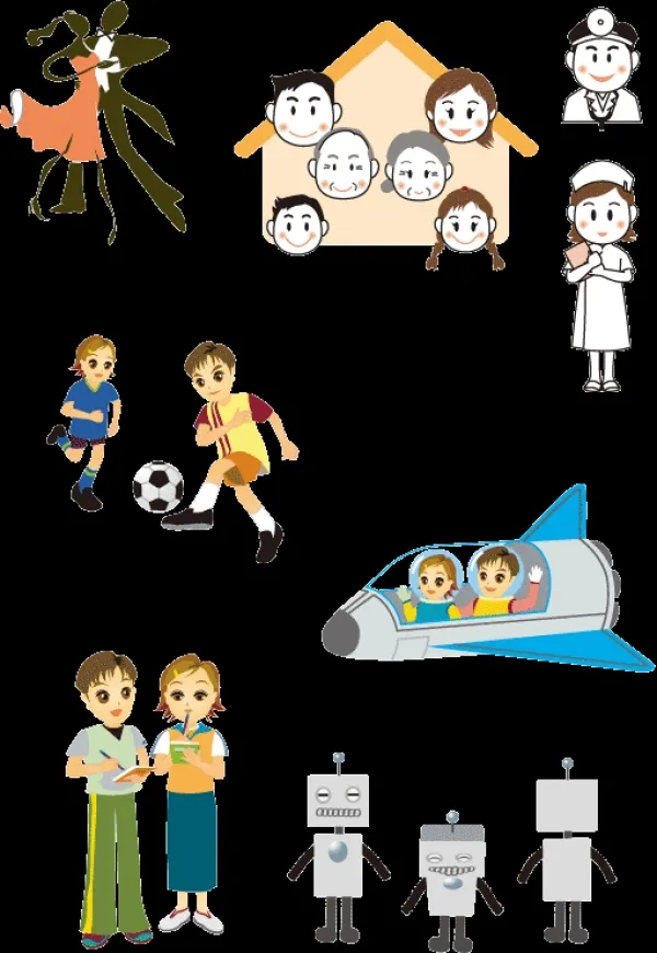 イラスト素材　人物