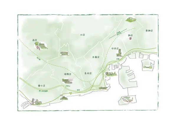 地域イラストマップ|漫画・同人誌・イラスト制作の制作実績