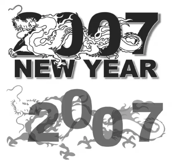 2007年龍ロゴ