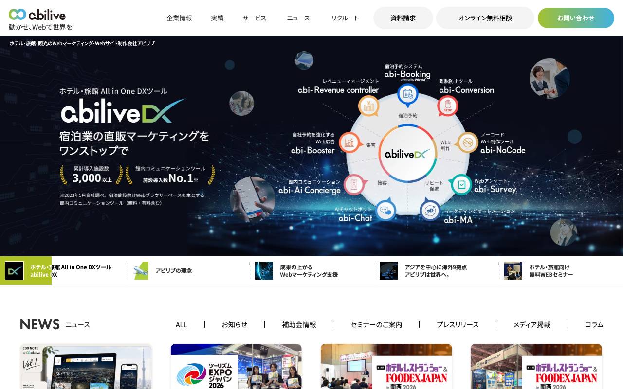 株式会社アビリブの公式サイト