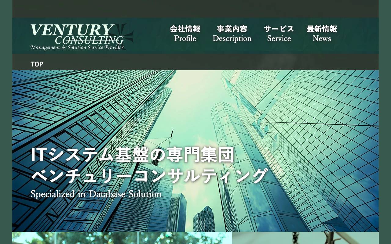 ベンチュリーコンサルティング株式会社の公式サイト