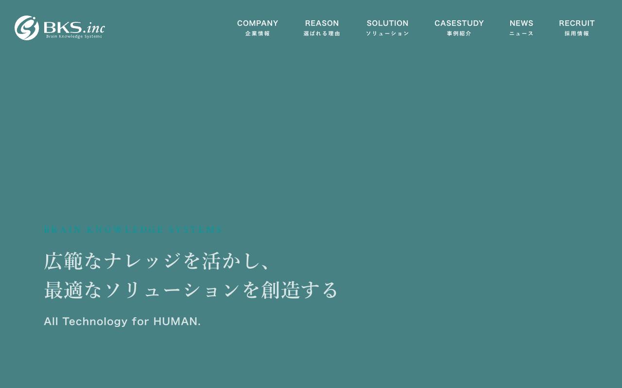 株式会社ブレーンナレッジシステムズの公式サイト