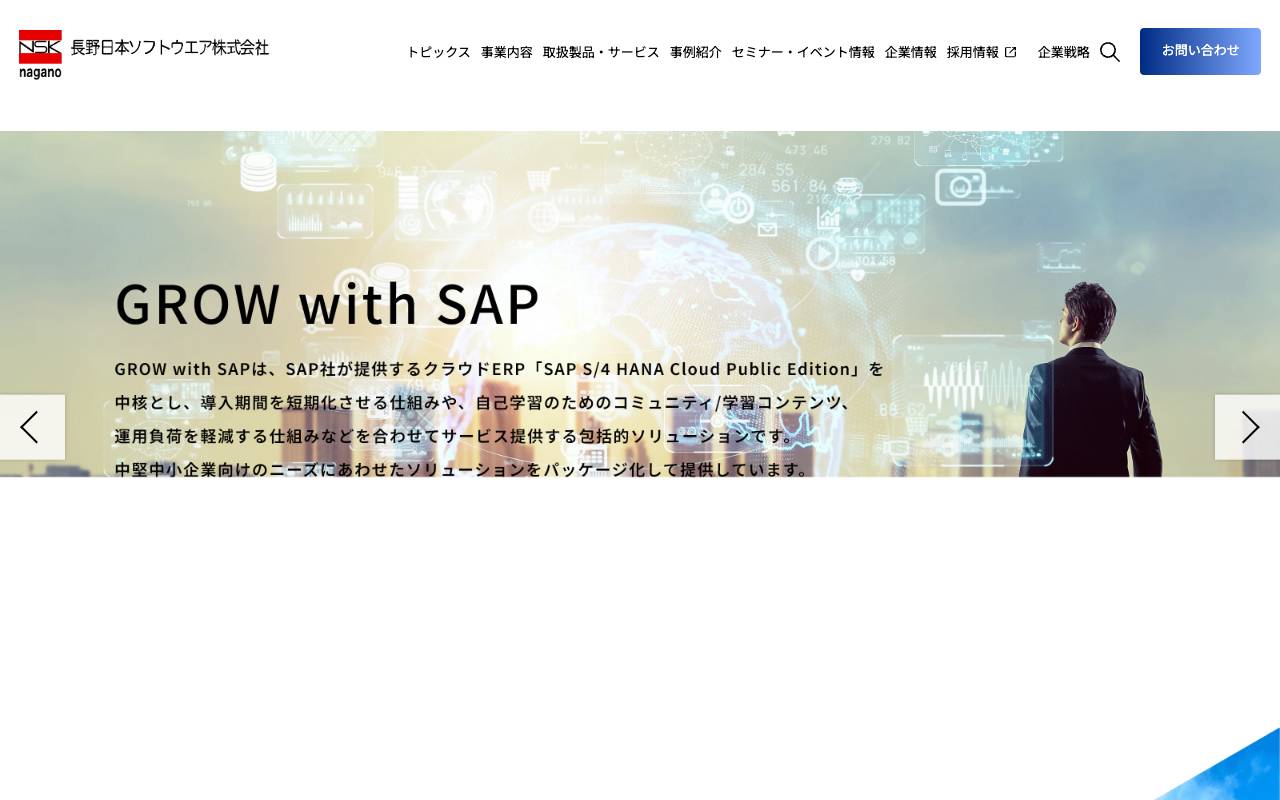 長野日本ソフトウエア株式会社の公式サイト