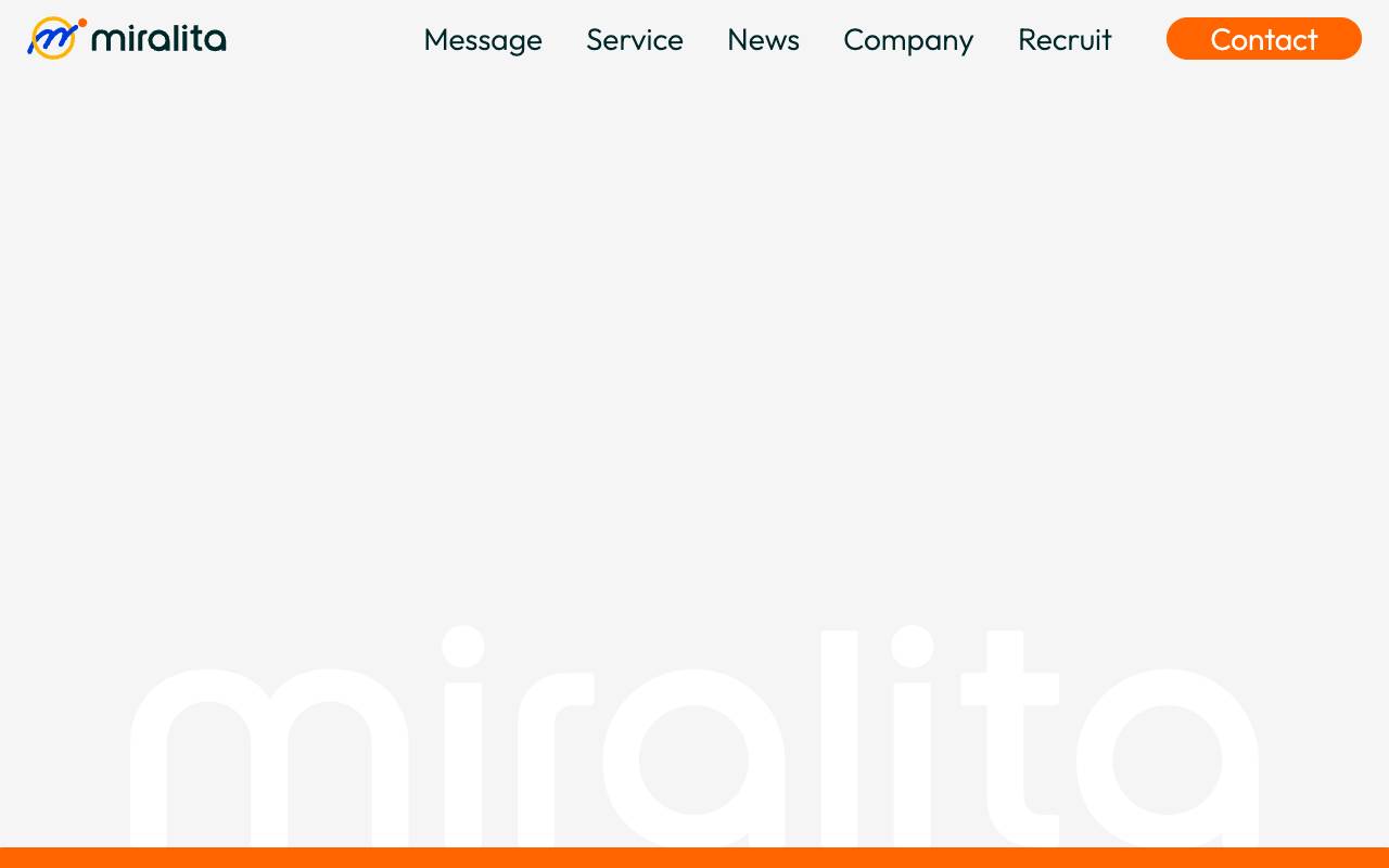 ミラリタ株式会社の公式サイト